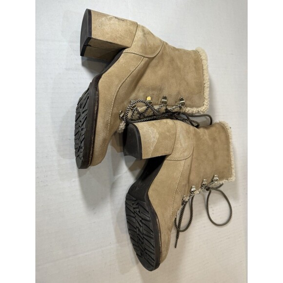 Stuart Weitzman Boots  Women's YUKON MOJAVE SUEDE Lace-up MRSP $545 Size 8.5 - Picture 6 of 16